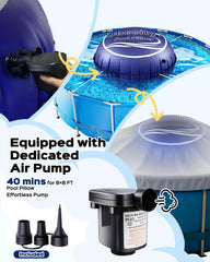 Juecity extra-thick 0.42mm PVC texture demonstrating puncture resistance