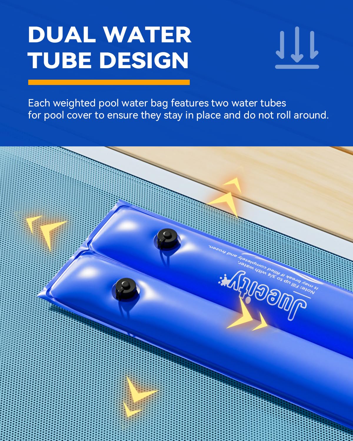 Juecity screw cap with internal gasket close-up that prevents leaks during filling benefit