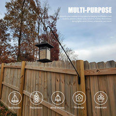 Juegoal assembled 36-inch extended hook showing added reach for feeders