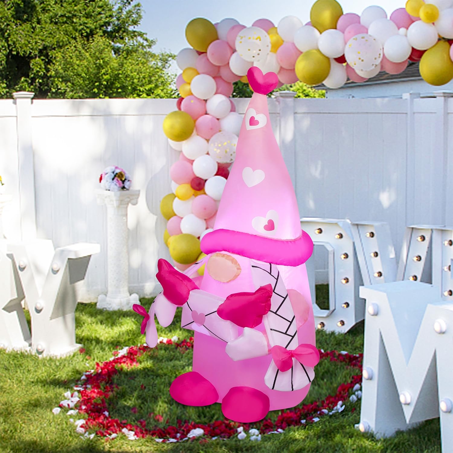 Juegoal tether and stake anchor setup demonstrating wind resistance and stability