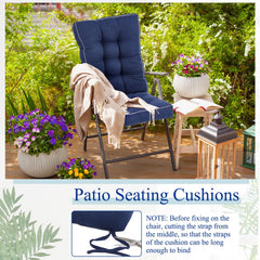 Juexica back cushion detail with ties demonstrating secure attachment benefit