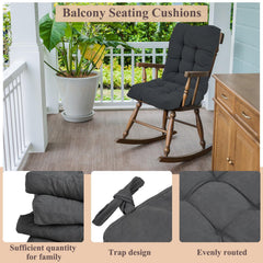 Juexica back cushion laid flat showing size and shape for better chair fit
