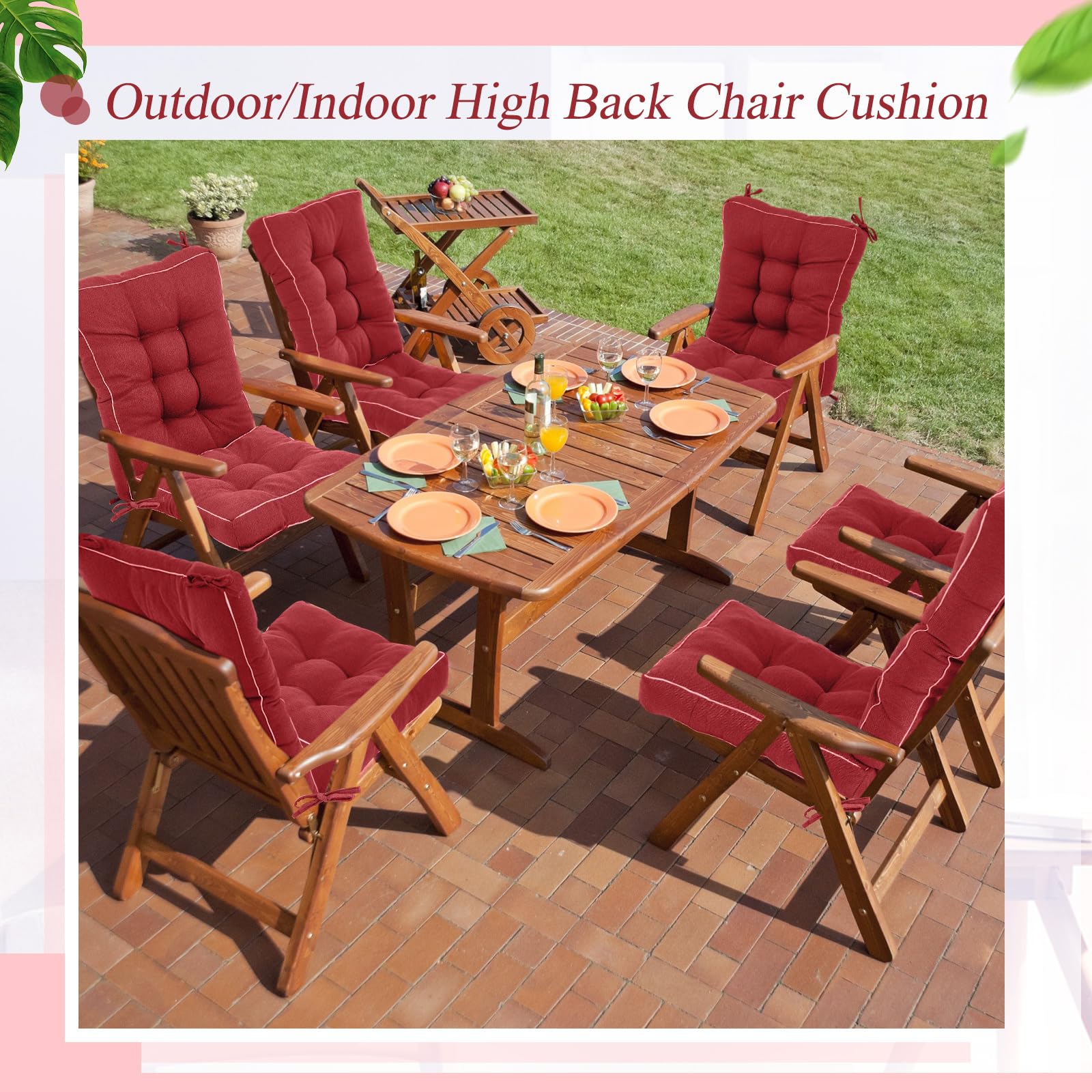 Juexica cushion placed in rocking chair demonstrating supportive seating