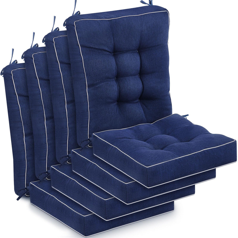 Juexica front view navy blue set showing coordinated seats and backs for visual appeal