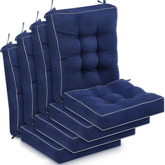 Juexica front view navy blue set showing coordinated seats and backs for visual appeal