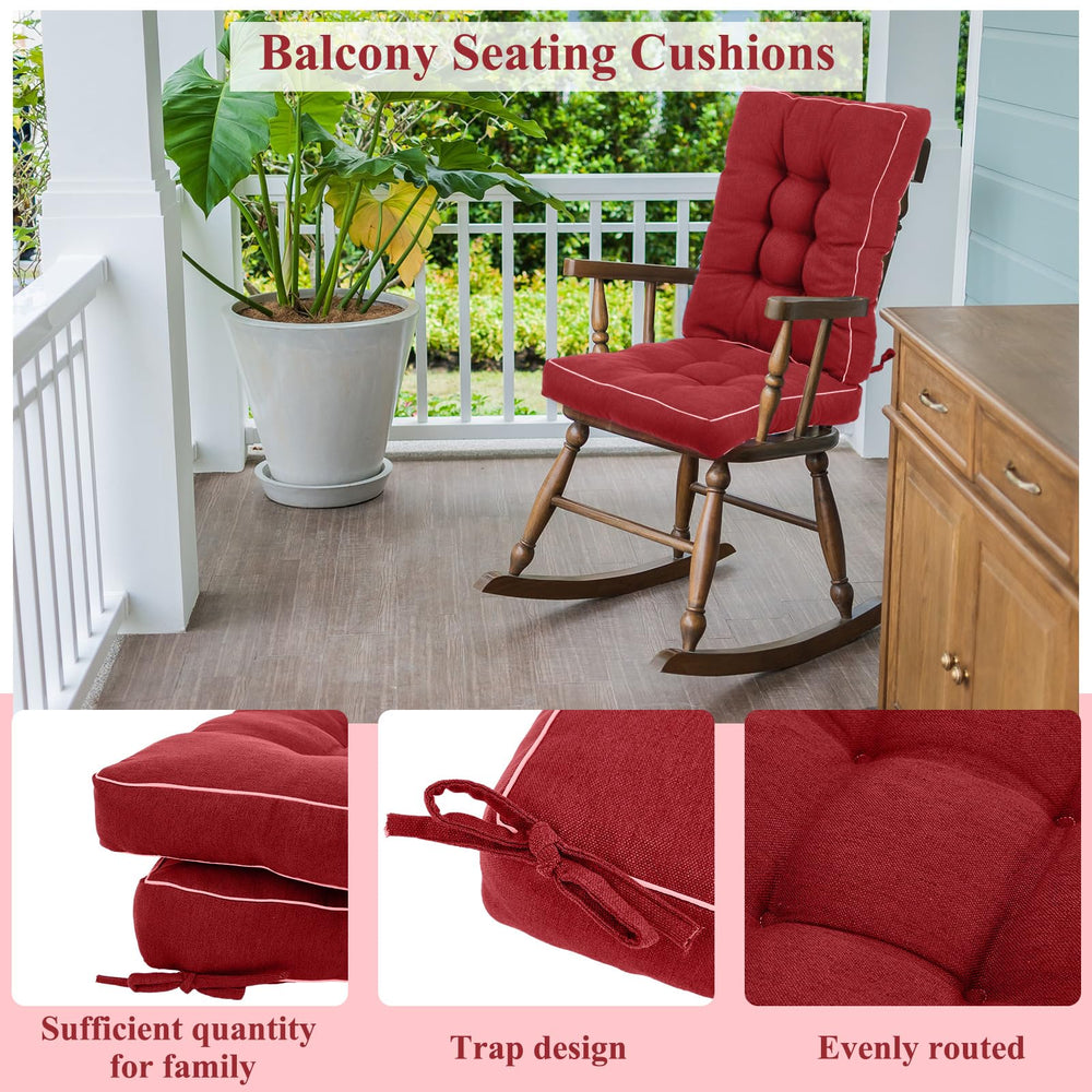 Juexica cushion next to chair for scale to show accurate sizing