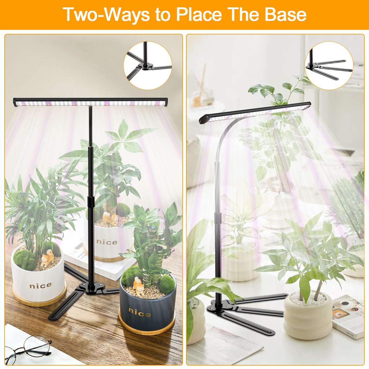 Juhefa extended height over multiple pots to increase coverage