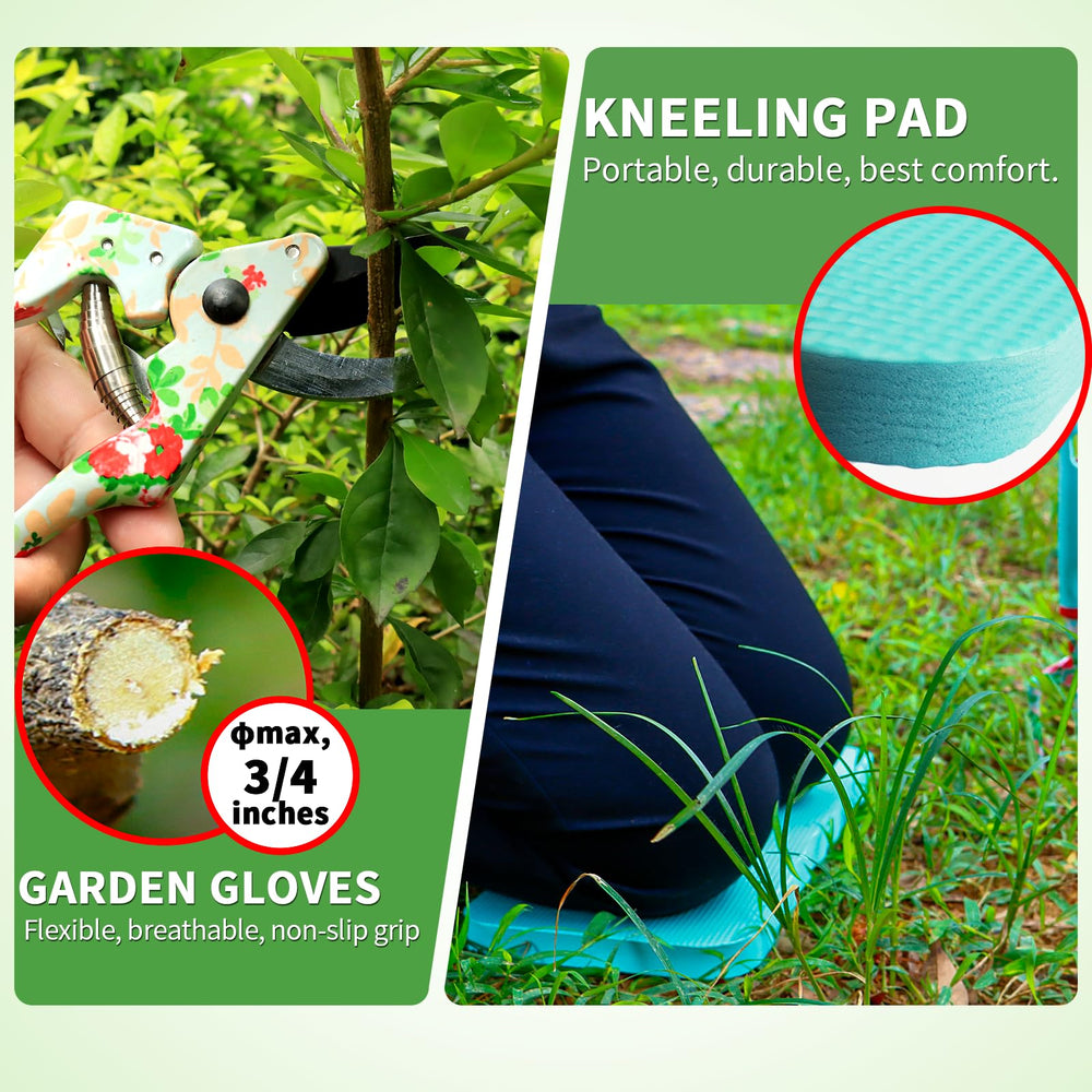 JUMPHIGH tools in use planting seedlings showing ergonomic grip advantage