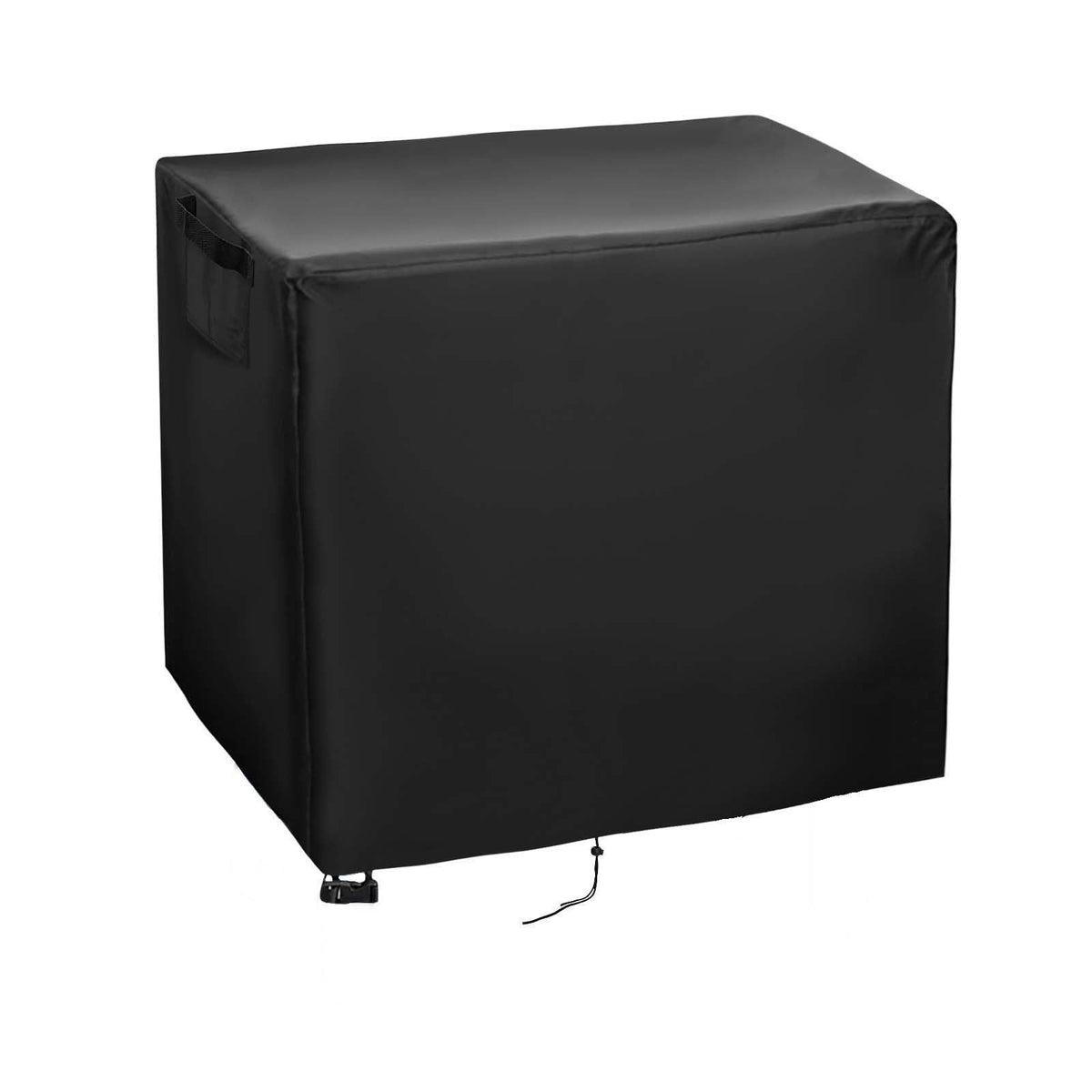 Jungda front view of cover on 42-inch prep table protecting outdoors