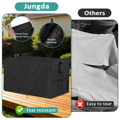Jungda reinforced handle detail for easy removal and placement