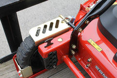Jungle Jim's front view of locking boot showing compact protective design