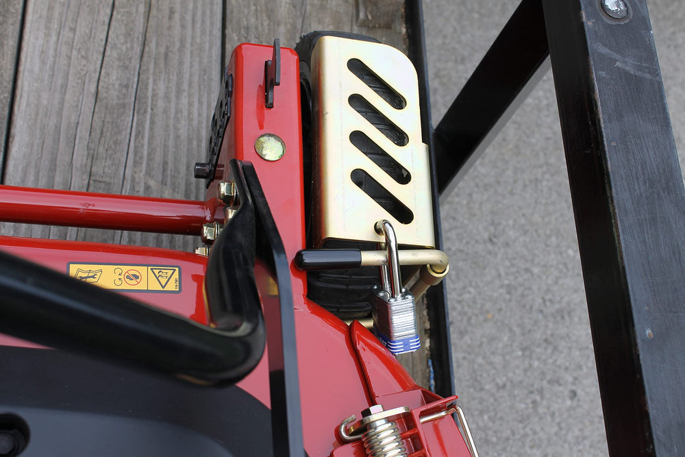 Jungle Jim's boot next to spreader wheel showing size fit and compatibility