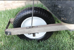 Jungle Jim's close-up of tire tread highlighting foam fill and traction benefits