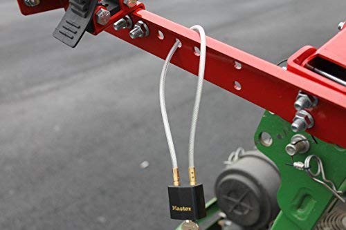 Jungle Jim's scale comparison showing rack position relative to mower seat