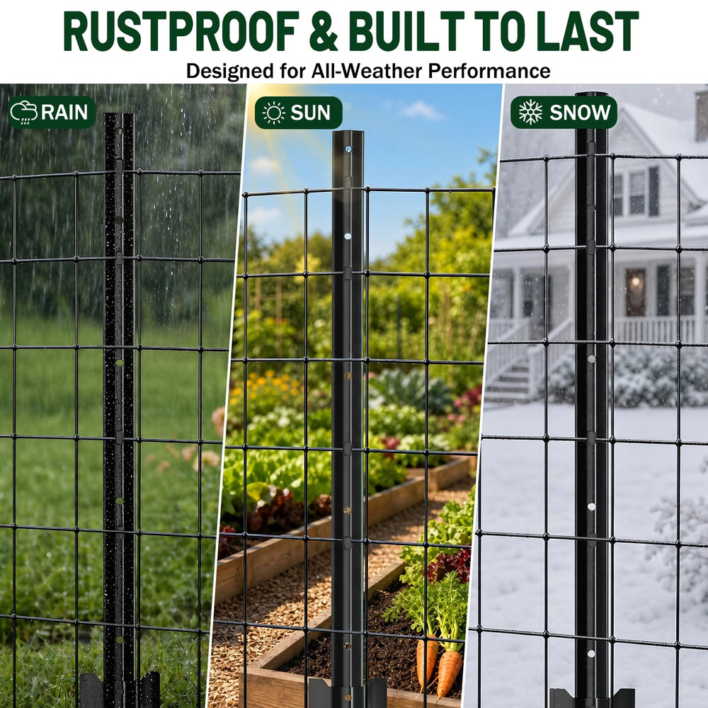 JUNYAO post driven into soil demonstrating no-dig installation ease