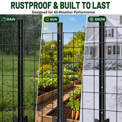 JUNYAO post driven into soil demonstrating no-dig installation ease