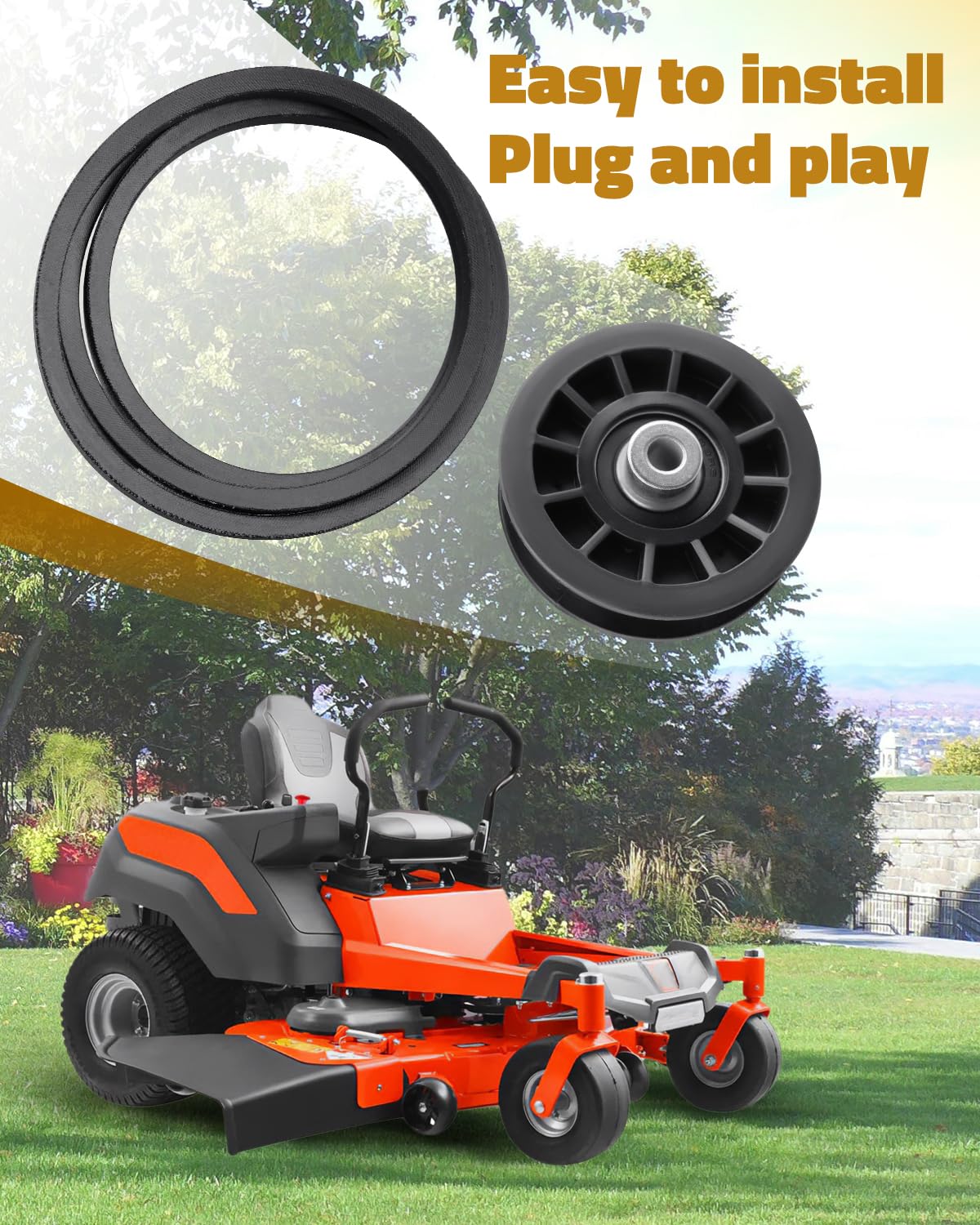 JUQAFY packaging with included parts showing everything included for easier installation benefit