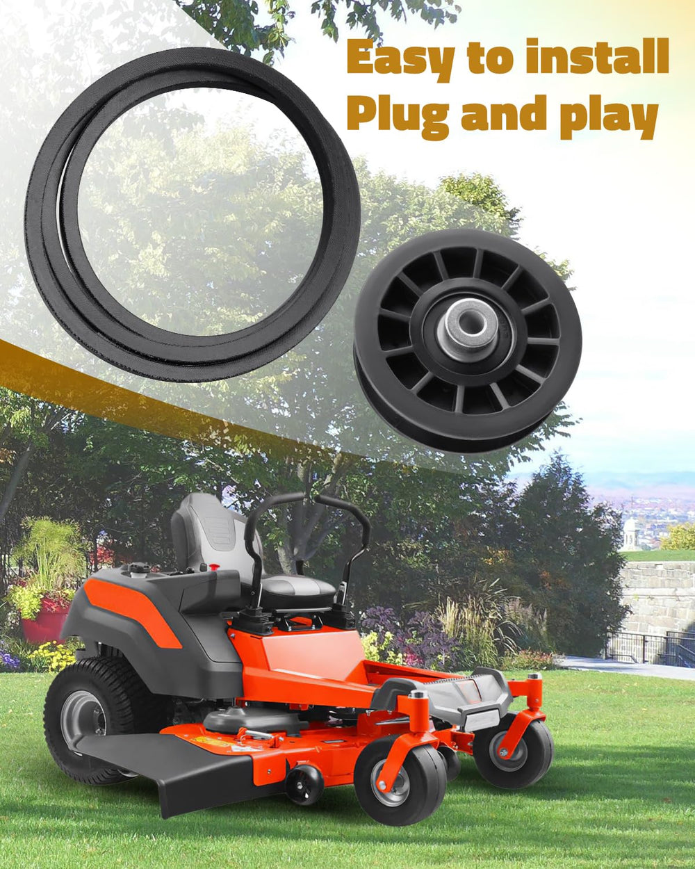 JUQAFY packaging with included parts showing everything included for easier installation benefit