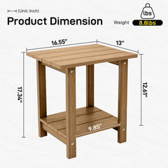 juserox side profile beside Adirondack chair demonstrating ergonomic height