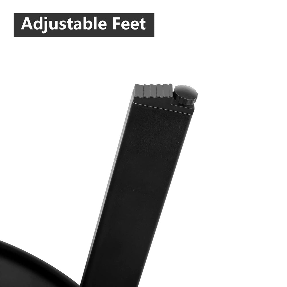 juserox next to chair for size comparison demonstrating compact footprint