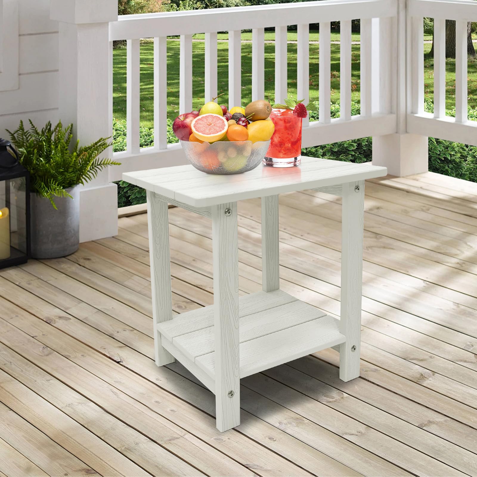 juserox white finish top and label showing easy-clean surface advantage