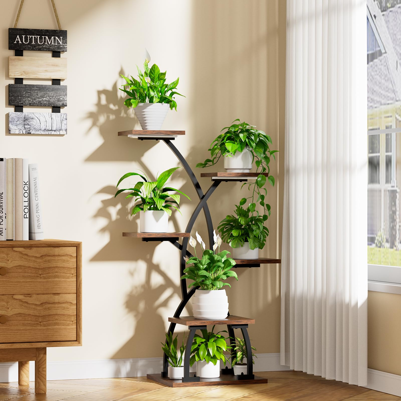 JUSTOGO close-up of top tier pots highlighting organization and easy access