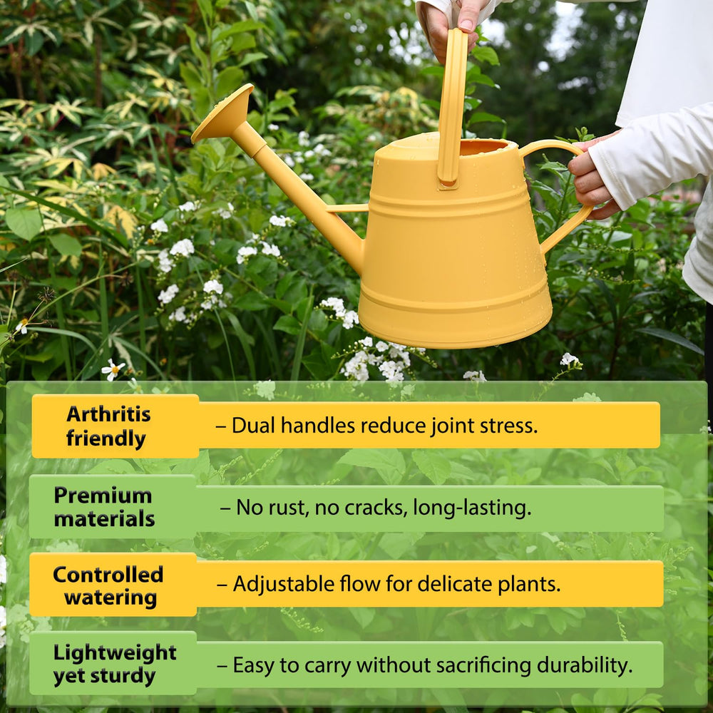 JUSUFU scale comparison beside a potted plant showing compact capacity benefit