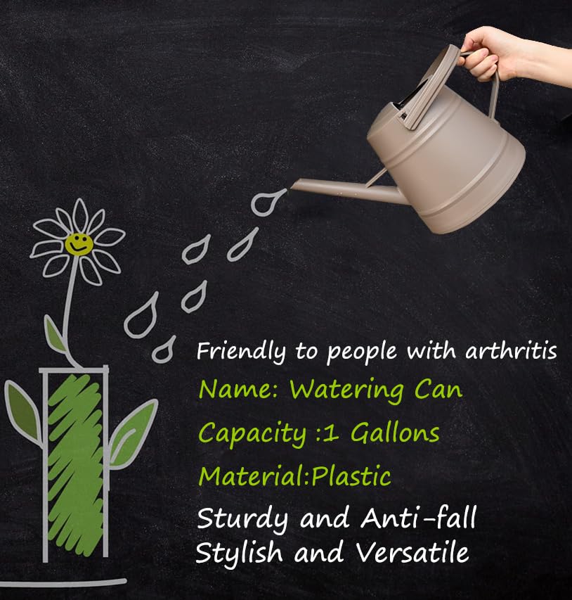 JUSUFU watering can in use indoors protecting floor and plants benefit