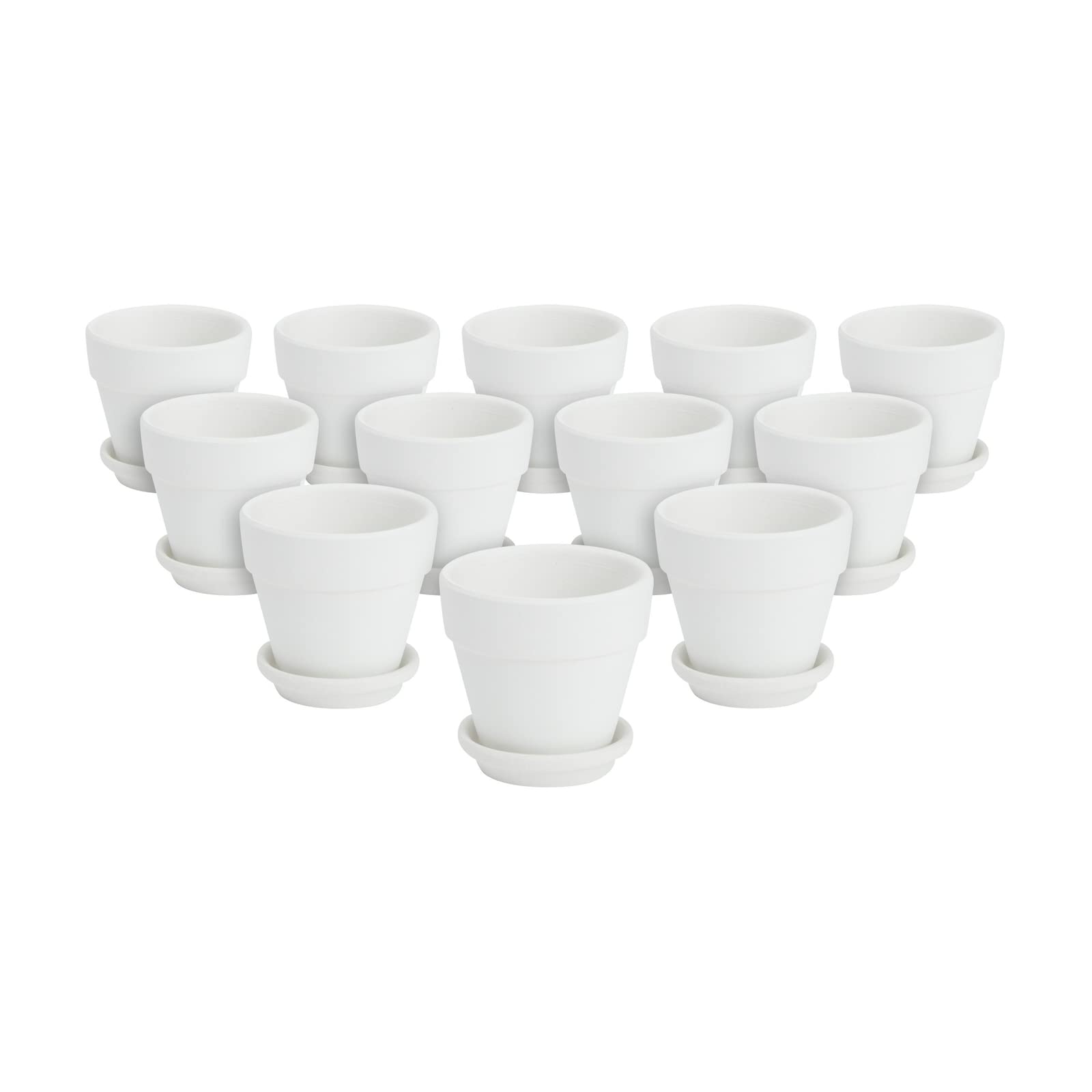 Juvale packaging layout with pots and saucers showing complete set readiness benefit
