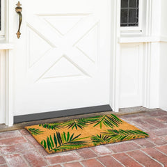 Juvale close-up of coir texture highlighting strong fibers for effective dirt removal