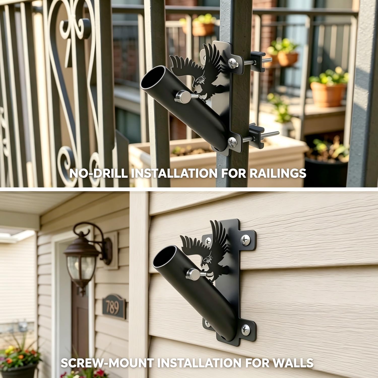 JUYEER rubber pad protection detail preventing railing scratches