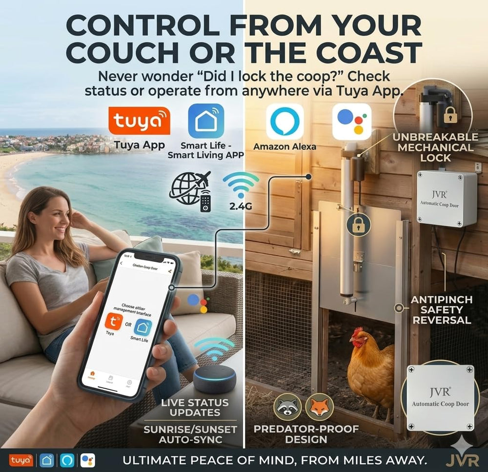 JVR IP53 control box mounted outdoors protecting electronics from weather