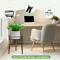 Jvtoo stands beside plant pot showing scale and layout benefit