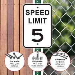 JW Signs mounted on post at driveway demonstrates easy outdoor installation