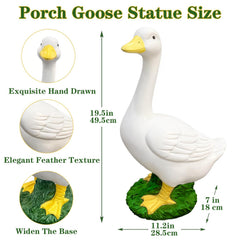 Jxcnkiy goose side profile highlighting hand-painted realistic look