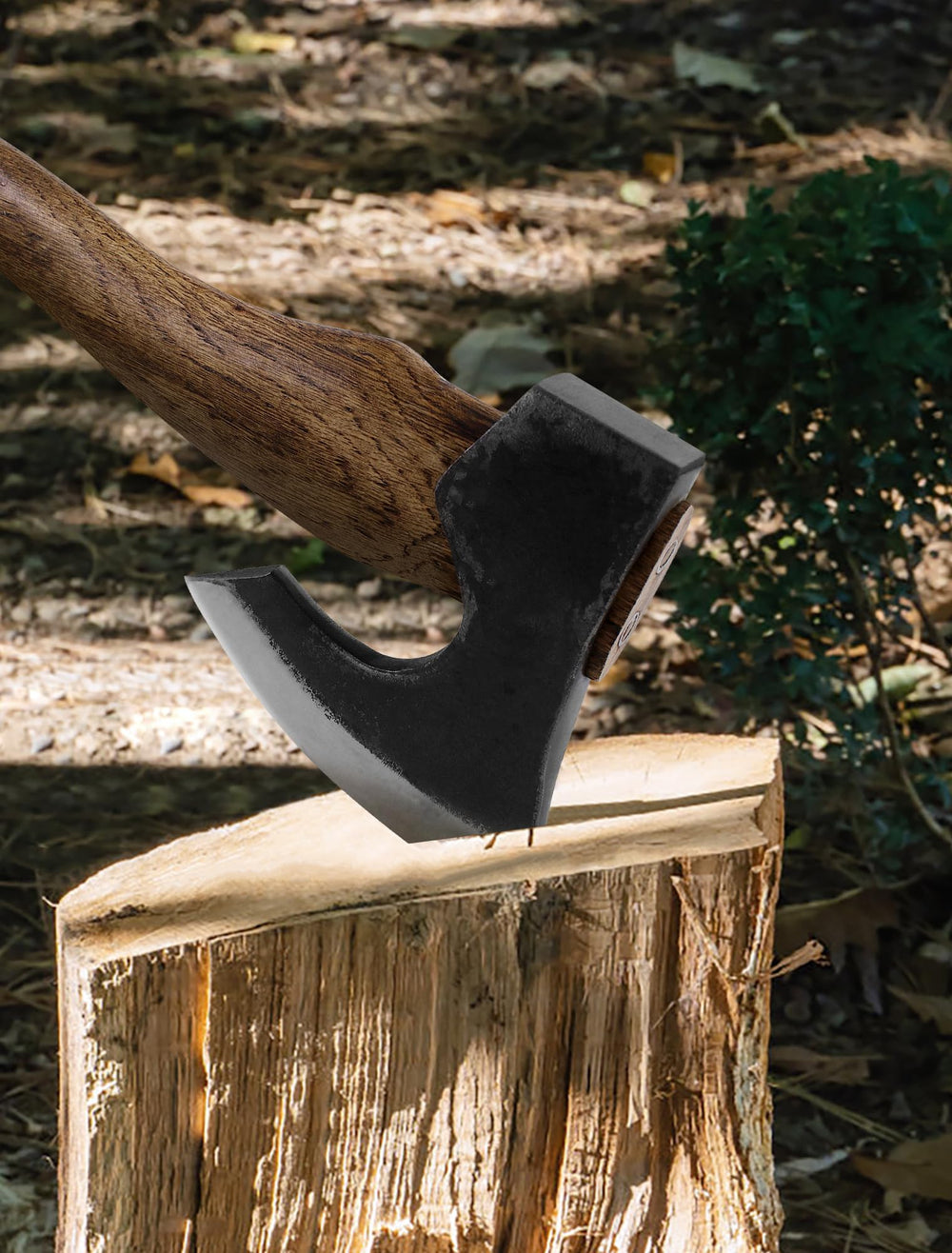 JXE JXO Berserker beech wood handle detail showing grip texture and shock absorption benefit