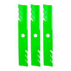 JXJKCZ 48-inch blade front pack showing three blades and clear warranty label for confident replacement