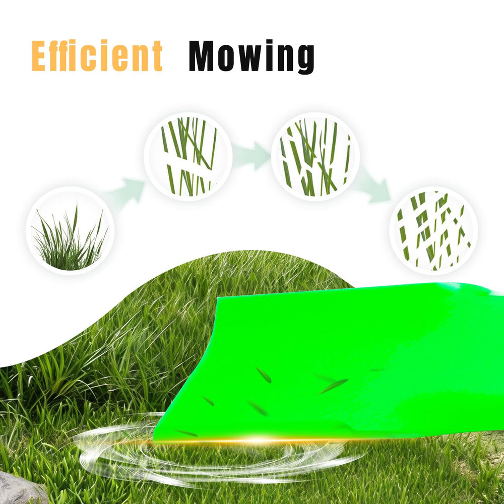 JXJKCZ blades cutting grass in action demonstrating consistent mowing performance