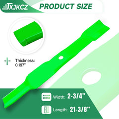 JXJKCZ close-up of cutting edge profile highlighting cleaner cuts and mulching benefit