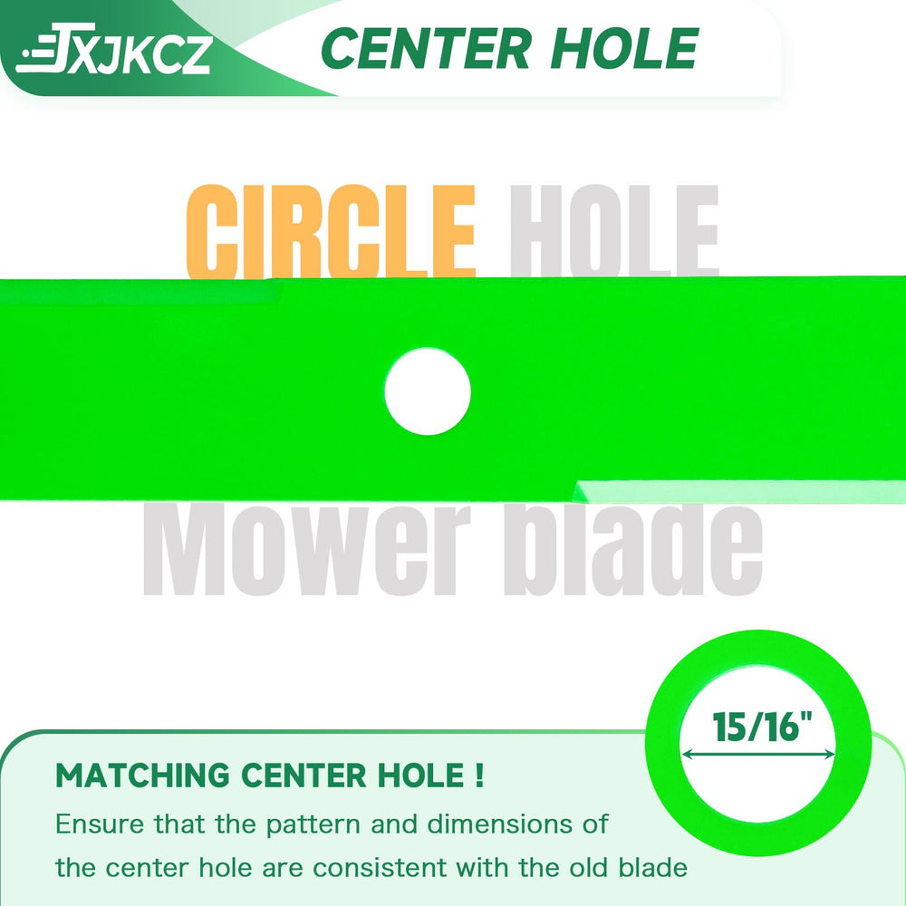 JXJKCZ blade hole pattern detail ensuring secure OEM-style mounting