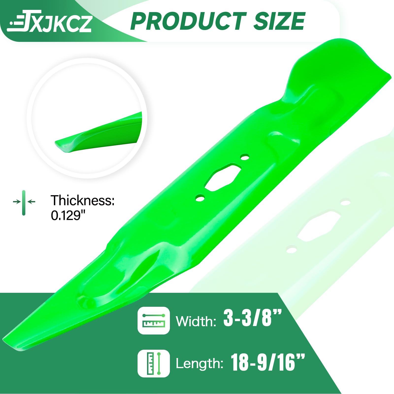 JXJKCZ close-up of blade profile demonstrating durable cutting geometry