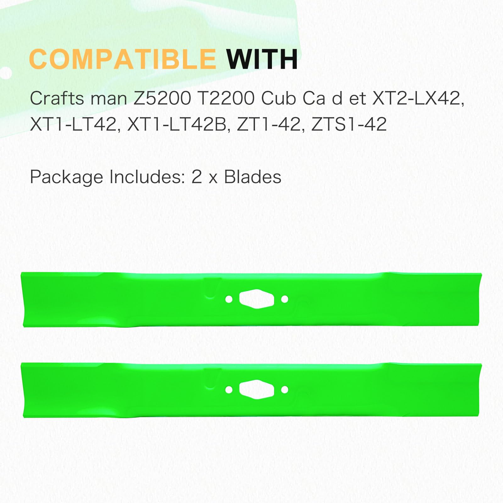 JXJKCZ blade pair with compatibility tag showing OEM cross-reference convenience