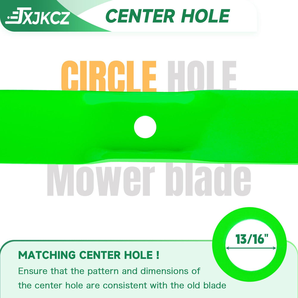 JXJKCZ center hole detail with 13/16 inch measurement for exact OEM fit