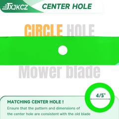 JXJKCZ center hole detail showing accurate fitment for secure mounting