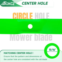 JXJKCZ center hole detail with 13/16 inch measurement for exact OEM fit