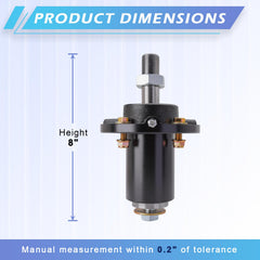 JXJKCZ close-up bearing and spline detail for smoother blade rotation