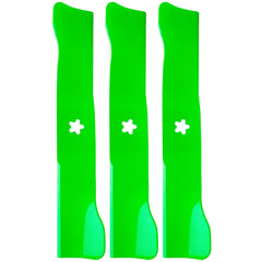 JXJKCZ front view of 3-pack blades showing compatibility and ready-to-install benefit
