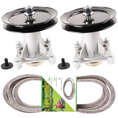 JXJKCZ front packaging of 46-inch deck kit showing included parts and fitment details