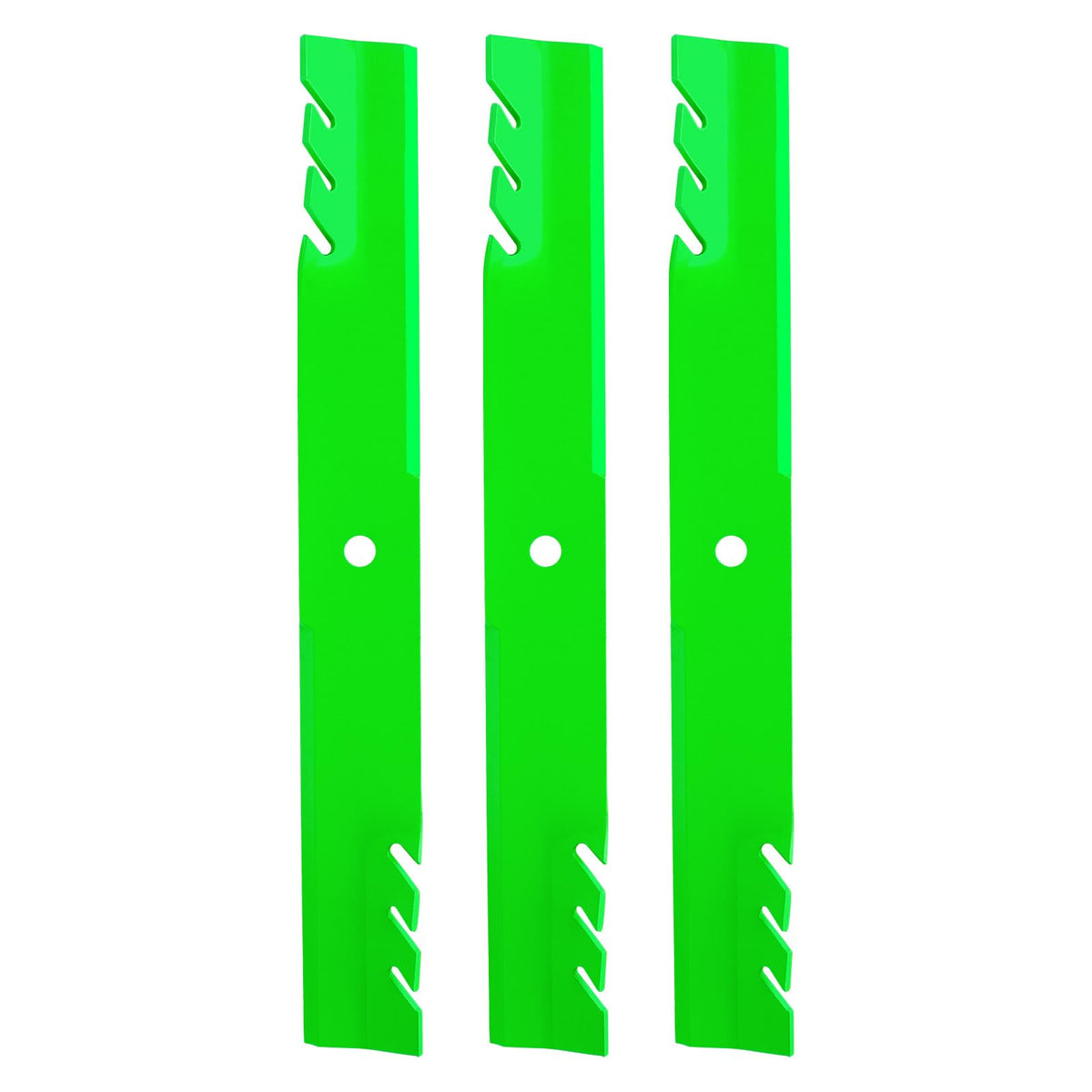 JXJKCZ front packaging showing 60-inch toothed blades for direct OEM fit