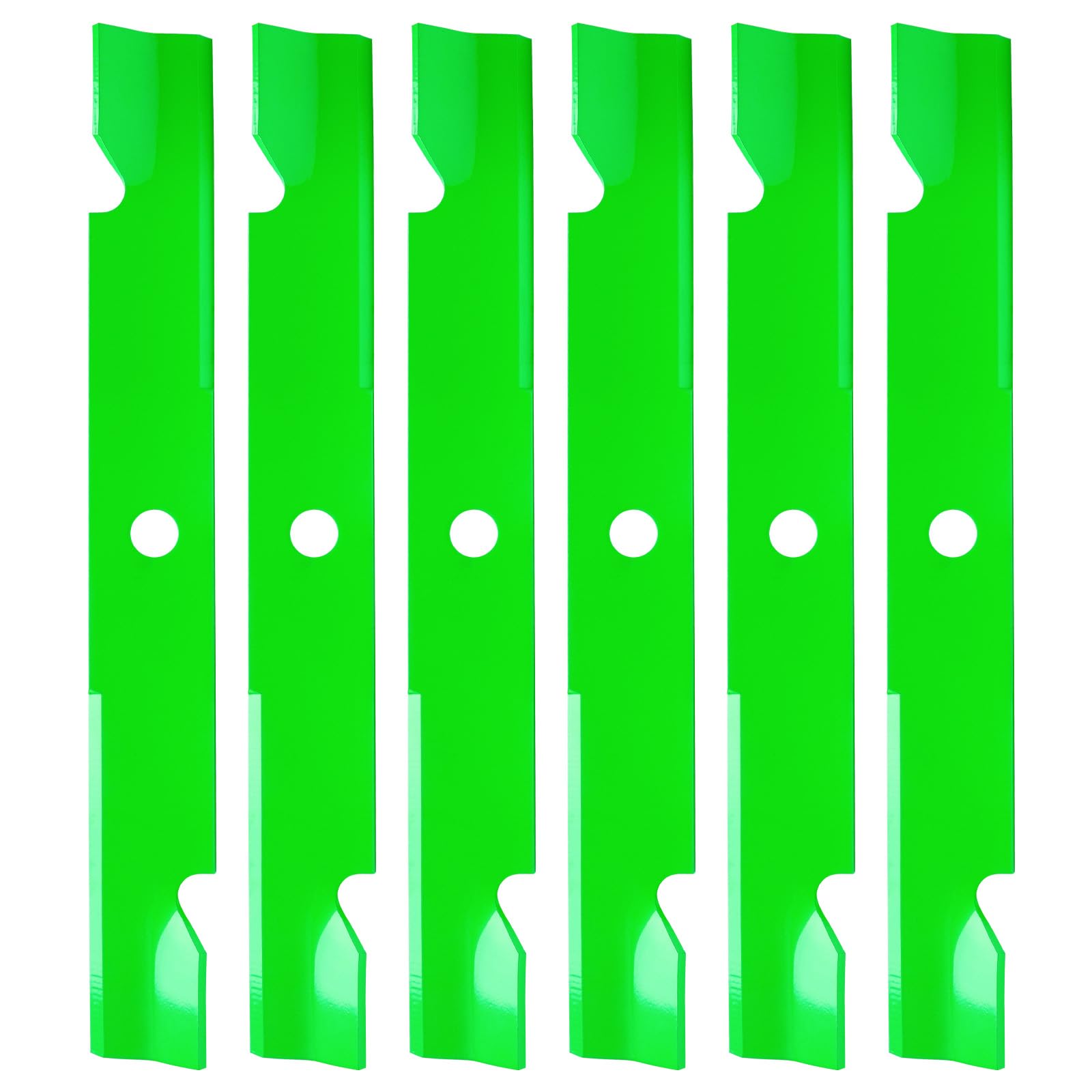 JXJKCZ front view of six blades showing packaging and complete set for quick replacement
